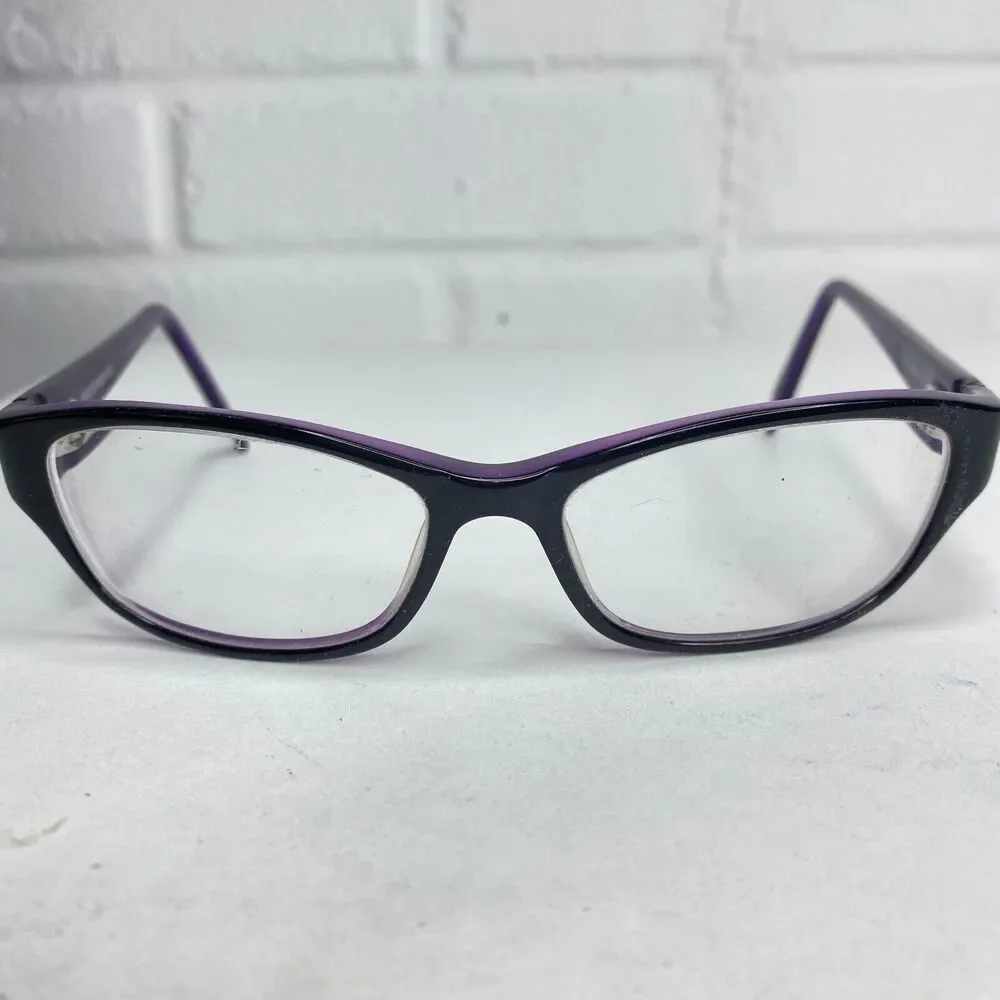 Skechers SK 2009 BLKPUR Eyeglasses Sunglasses Frames Black Purple Floral H2586‎